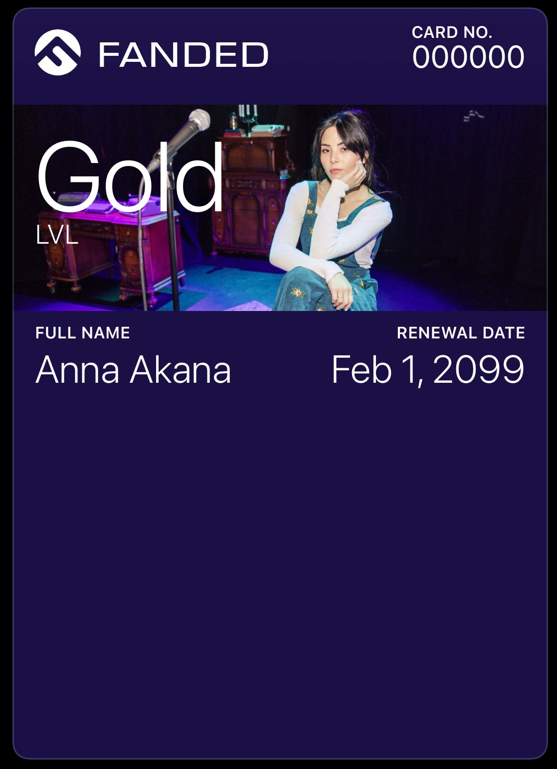 Anna Akana's Gold - Fanded Pass