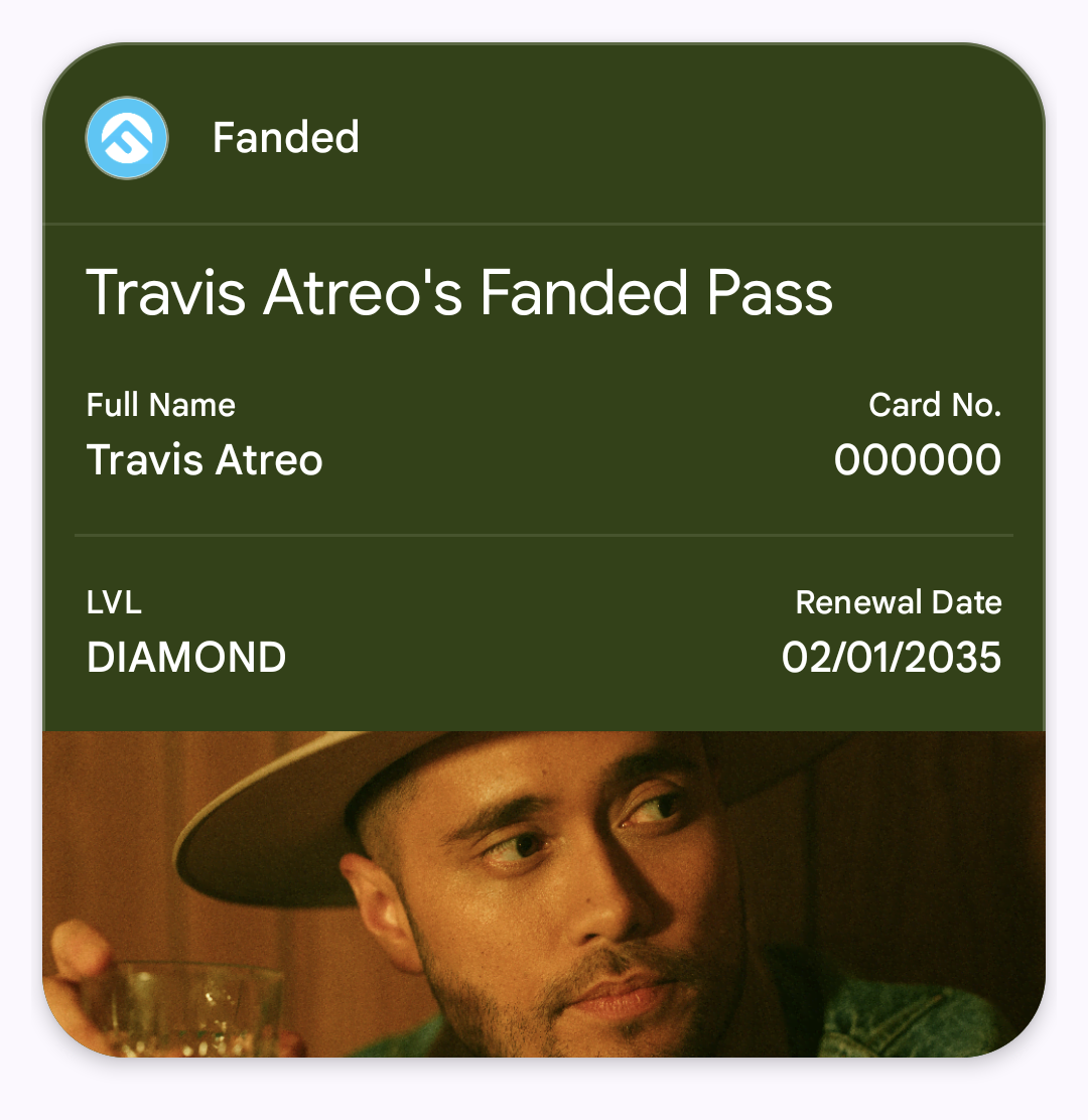 Travis Atreo's Diamond - Fanded Pass ($19.99/mo)